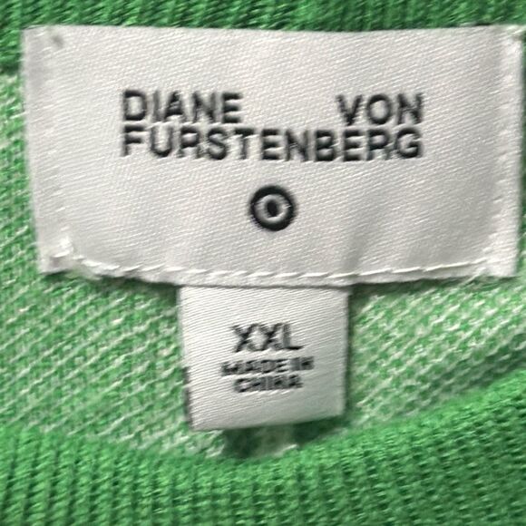 PLUS SIZE Diane Von Furstenberg for Target ginkgo leaf design high waisted, wide - Picture 3 of 4